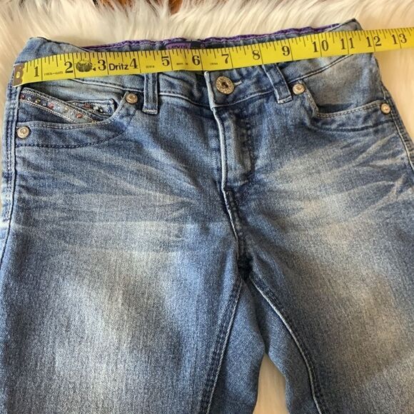 Levi’s Girls Super Skinny Rhinestone Jeans Size 10 - Picture 7 of 9